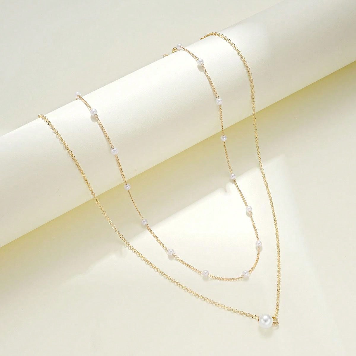 Colar Pérola Dupla Camada - Sale