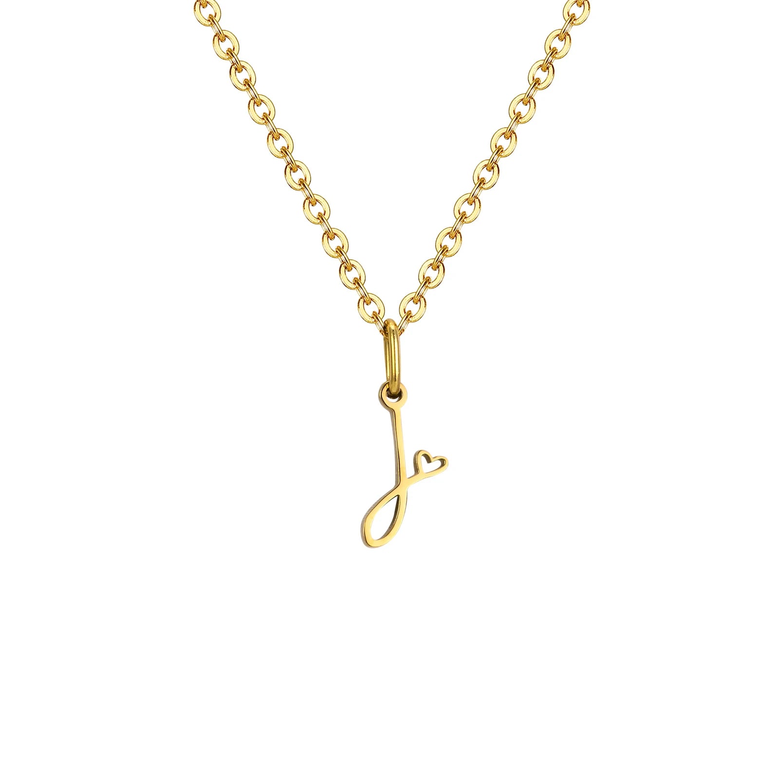 Colar Dourado Letra do Nome