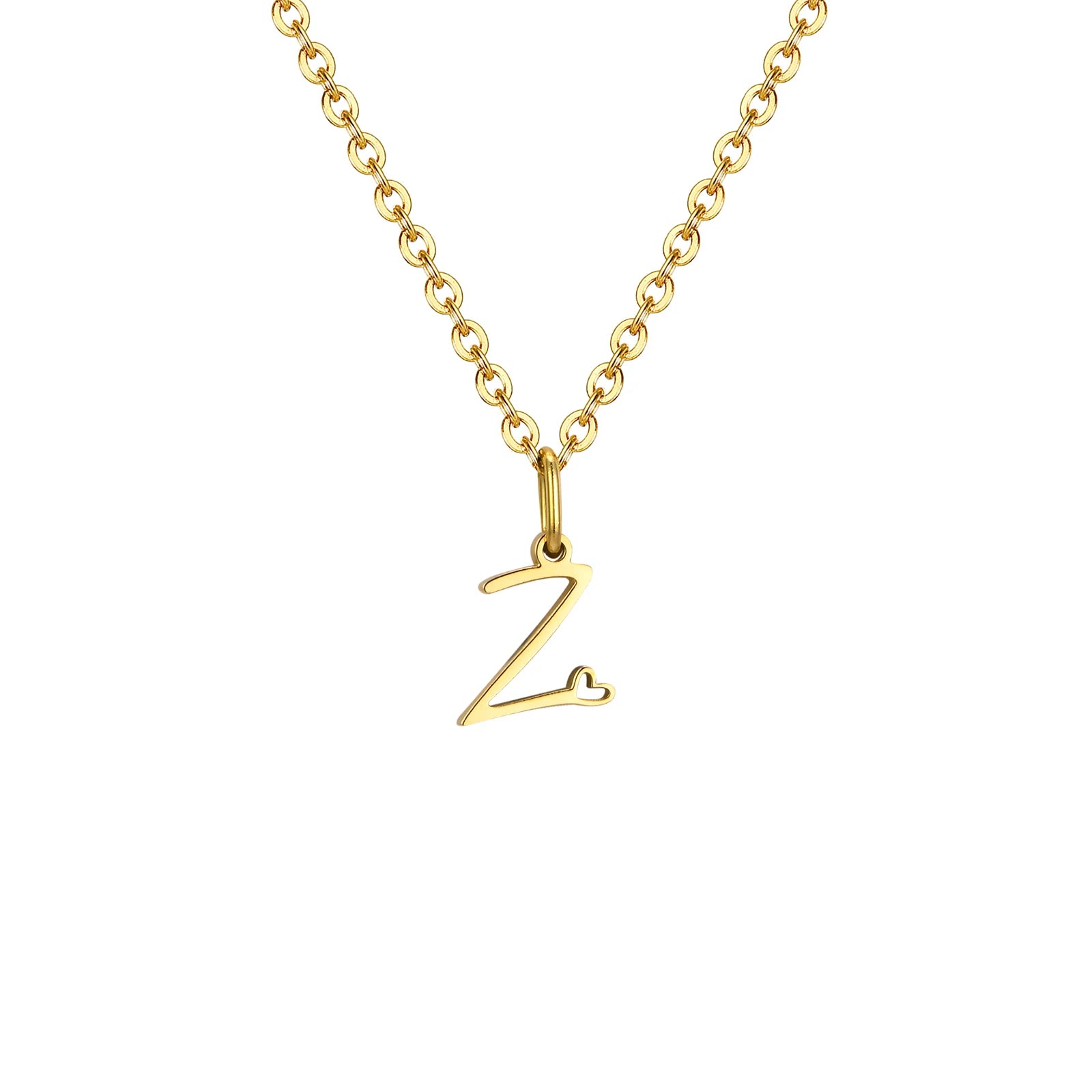 Colar Dourado Letra do Nome