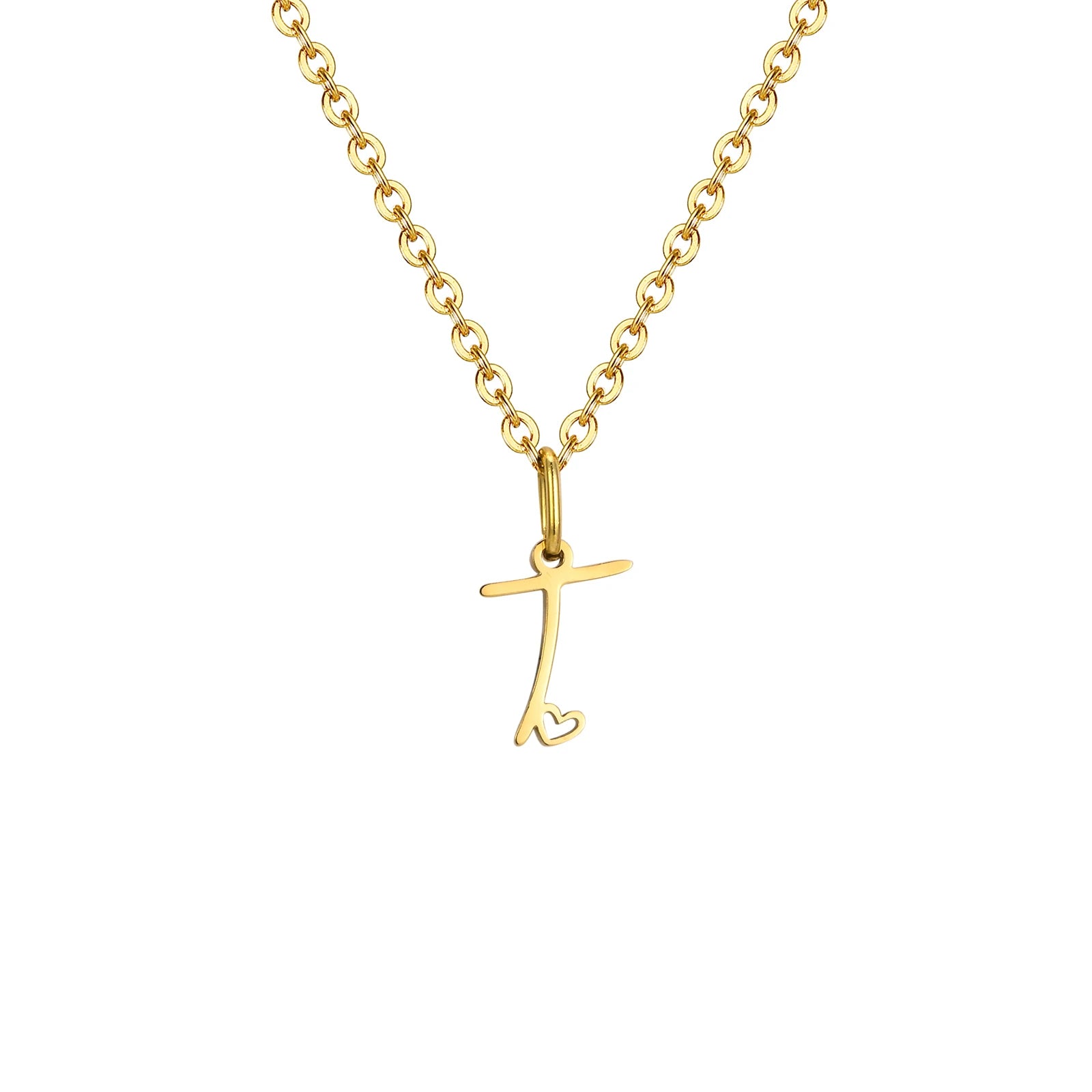 Colar Dourado Letra do Nome