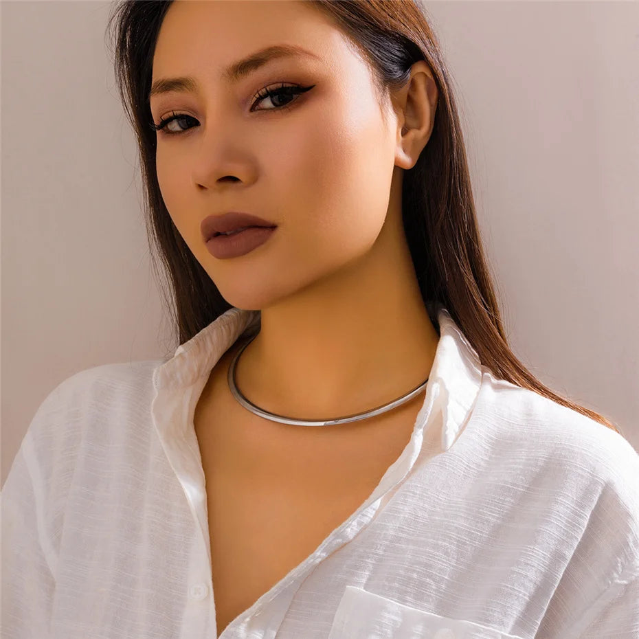 Choker Gargantilha Dourada