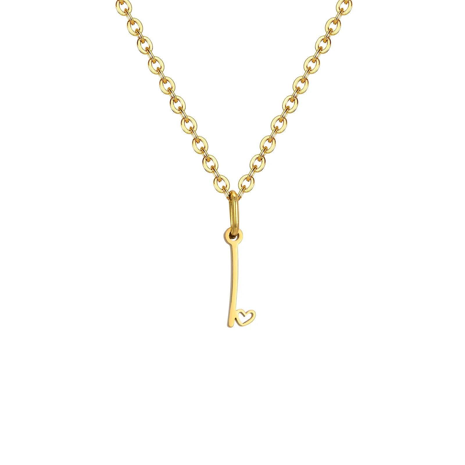 Colar Dourado Letra do Nome