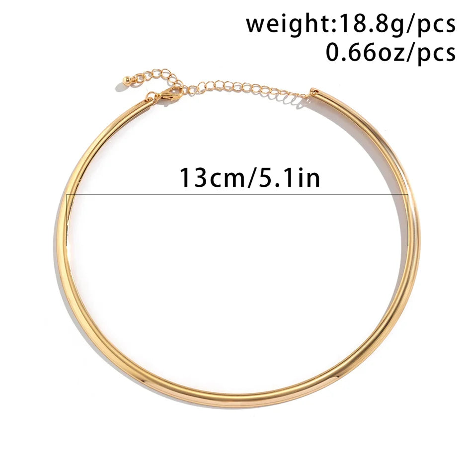 Choker Gargantilha Dourada