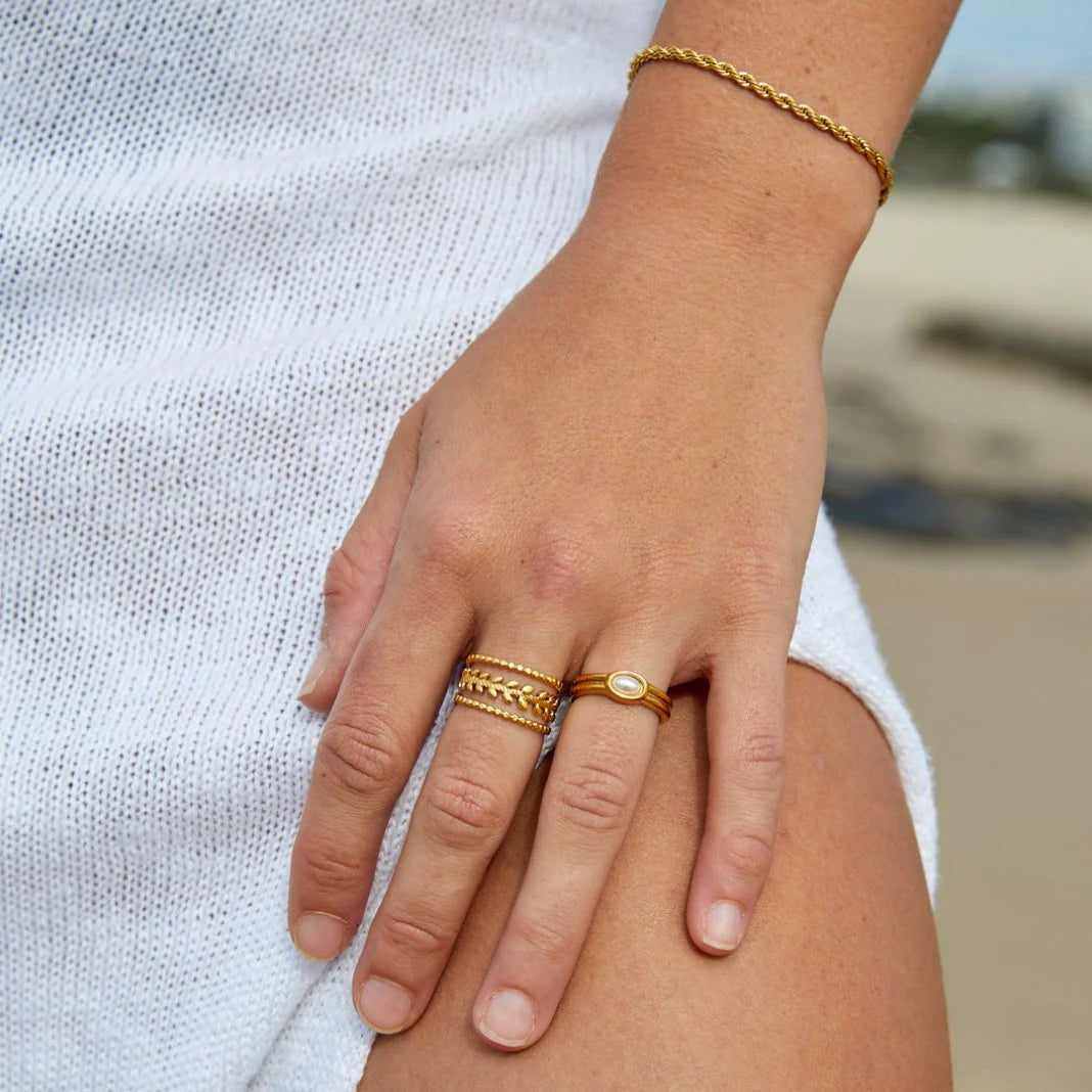 Pulseira Twist Ouro Real 18K Dourada - Sale